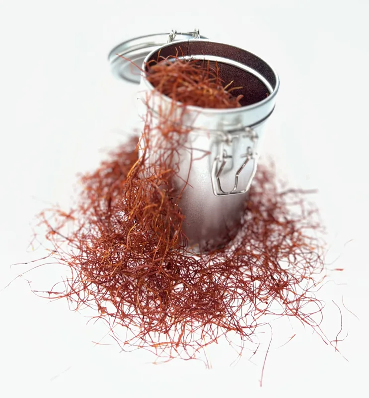 Filaments de piment doux séché
